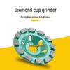 Thickened Diamond Bowl Disc for Angle Grinders - Concrete, Cement Floor Grinding & Polishing