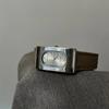 Luxus Damenmarke Damenuhr Mode Rechteckiges Zifferblatt Quarzuhren Einfaches Lederarmband Armbanduhren Geschenk Dropshipping