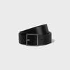 SQUARE BUCKLE BELT_BLACK_LW257BE05BK
