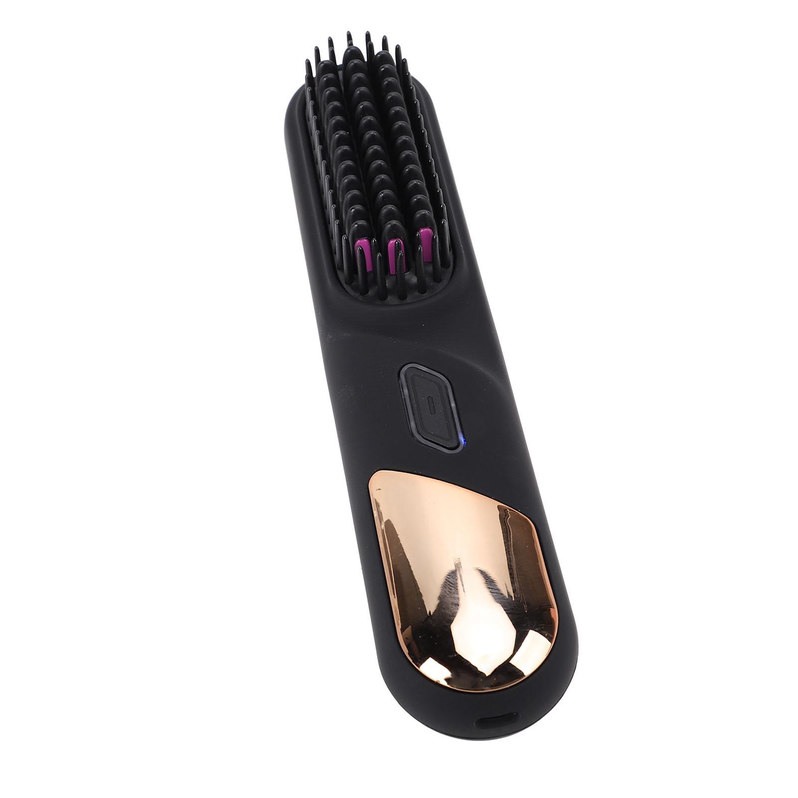 

Hair Straightener Comb Negative Ion Cordless Hair Straightener Brush Fast Heating Hair