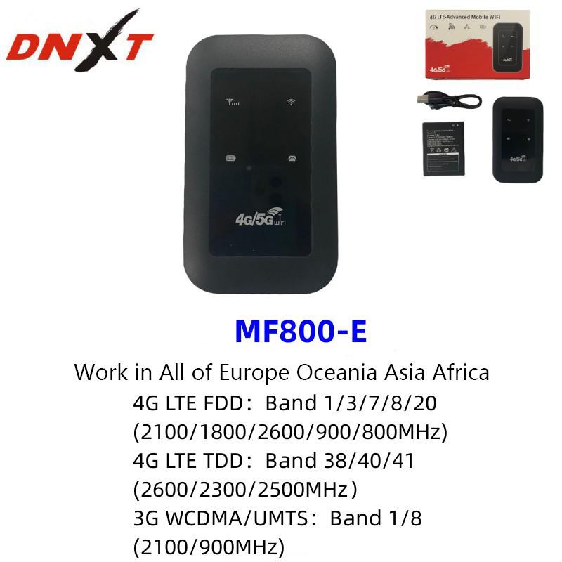 MF800 Portable 4G LTE WiFi Car Router - Black, H806 Model