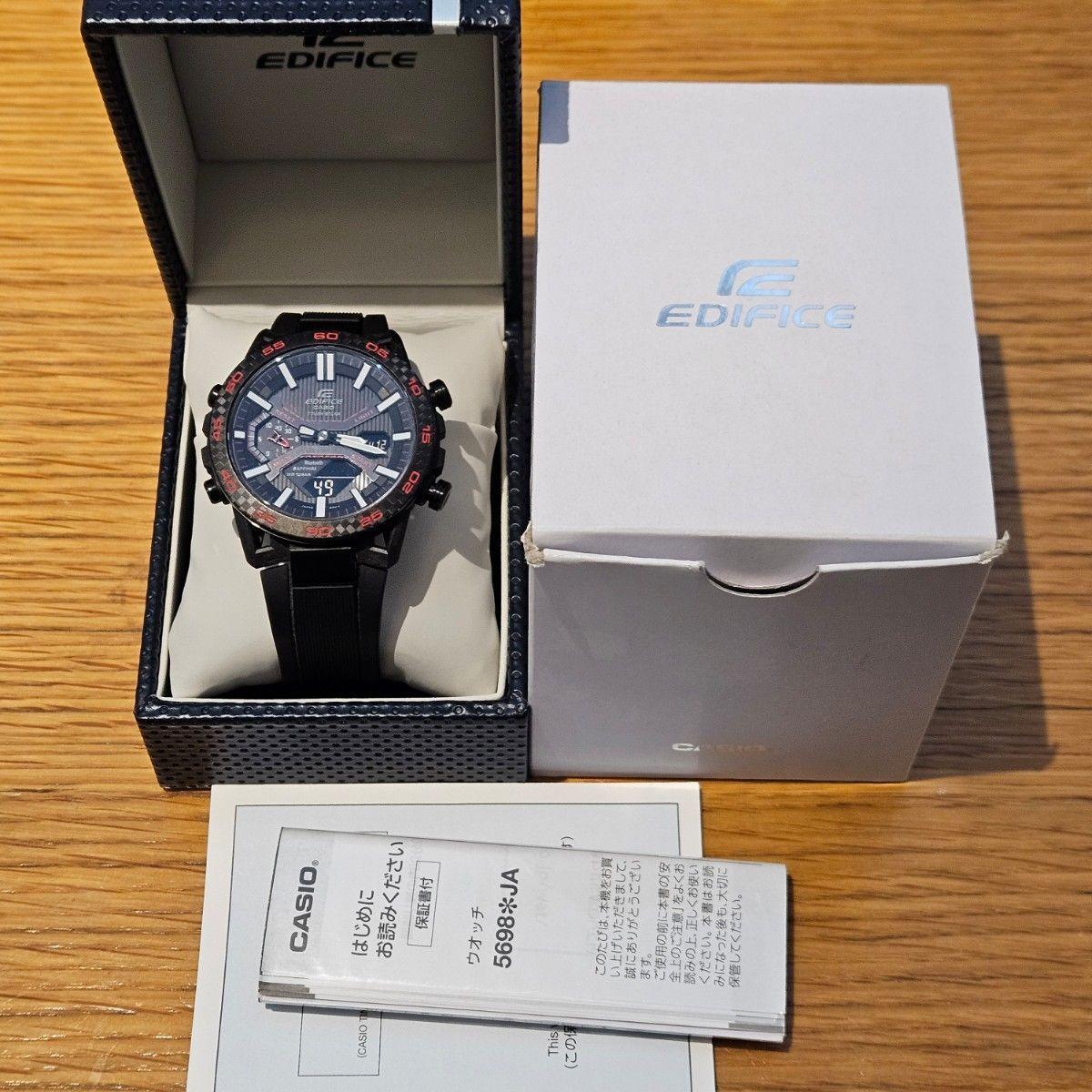 Used CASIO EDIFICE ECB-2000YPB-A1JF 5698 Bluetooth Solar Carbon