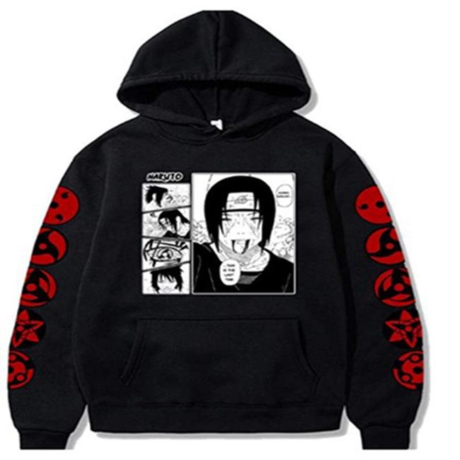 Anime Hoodie Naruto Hoodie Cotton Sweatshirt Fall/Winter Long Sleeve Pullover S-XXXXL