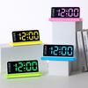 Night Light Digital Alarm Clock Electric Desk Clock with Snooze Date Loud Alarm Day of Week for Living Room Bedroom