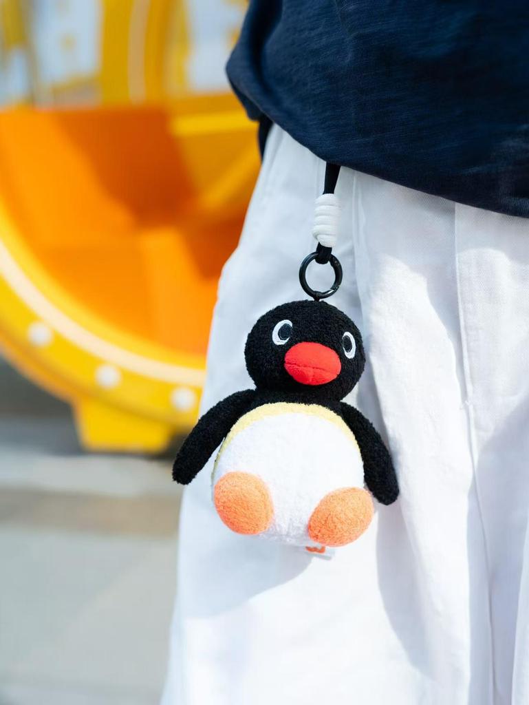 Originální přívěsek panenky Pingu - Roztomilý plyšový přívěsek Pinga na batoh