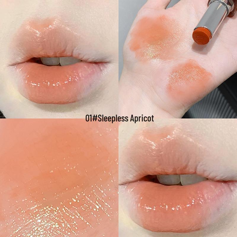 

Gegebear Ice Crystal Moisturizing Lipstick - Pure Shine & Hydration for an Autumn Glow 3.8g