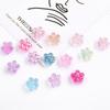 20/30pcs Plastic Acrylic Flower Beads Charm For Necklace Bracelet DIY Jewerly Craft Making