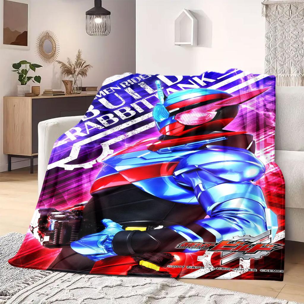 Heisei Kamen Rider Flannel Blanket Warm,Comfortable,Suitable for Bedrooms,Sofas,Beds,Chairs,Picnics,Travel