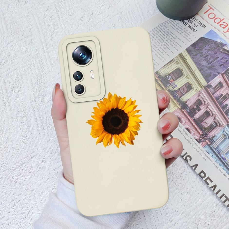 For Xiaomi 12T Case Hot New Design Cute Cat Butterfly Cartoons Matte Liquid Silicone Shell For Xiaomi 12T Pro Ultrathin Fundas