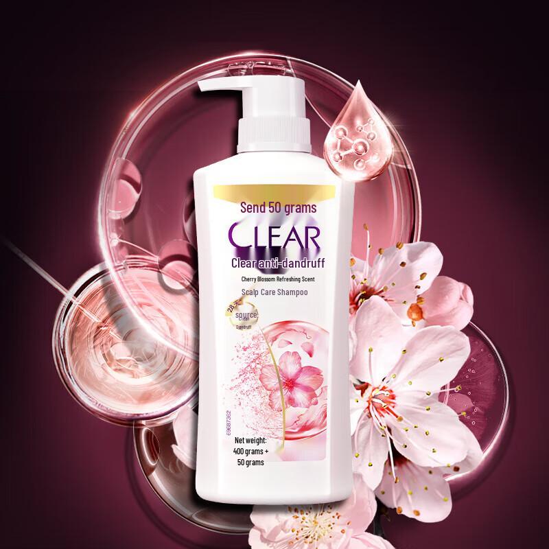 Clear Cherry Blossom Refreshing Shampoo