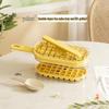 Large Capacity Press Ice Cube Maker with Scoop