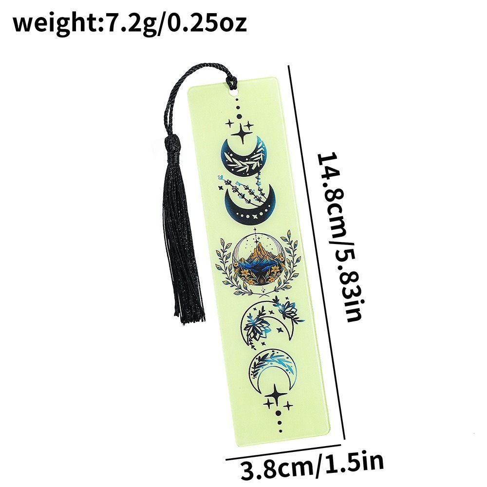 Stainless Steel Acotar Bookmark Text Design Inspirational Bookmark New Moon Mountains Bookmark