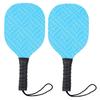 Wooden Paddles Set 2 Rackets Portable for Indoor Sports Outdoor -
