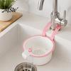 Kitchen Sink Cleaning Accessory Strainer Basket, Automatic Dumping Design, Hanging Easy Clean Gadget Faucet Food Catcher, for And Drainage Waste Trap