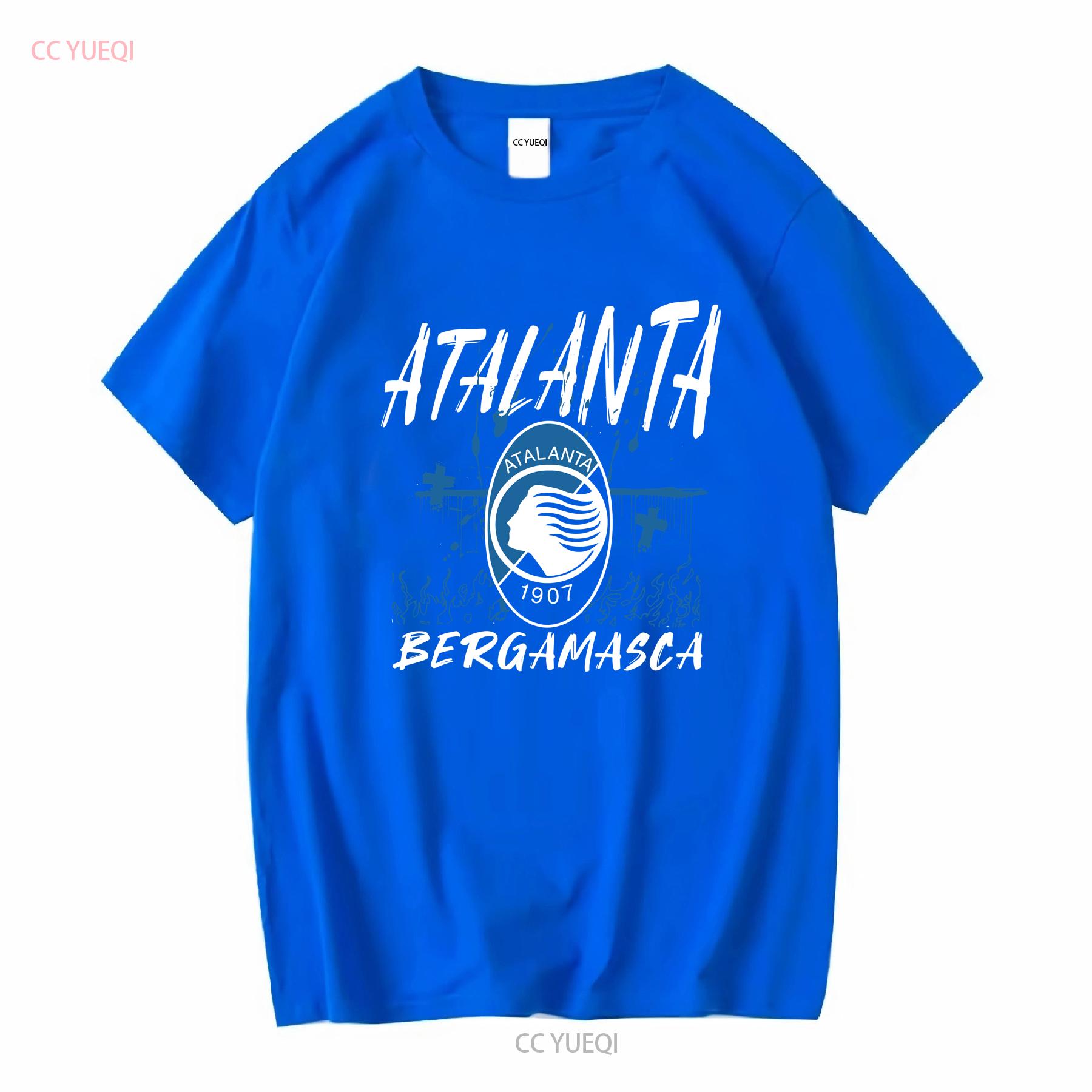 

Atalanta T shirt Bergamasca Calcio La Dea Gli Orobici Nerazzurri Bergamo long or short sleeves vintage Washed Casual Soft M