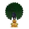Golden Amboz Resin Dancing Peacock Showpiece Figurine for Home Office Decor Gifts