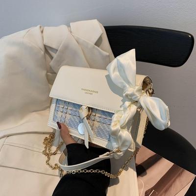 Korean Version of Fashion Shoulder Bag Women's Autumn Versatile Niche High-end Trendy Versatile Ins Chain Bag Oblique Span Small Bag