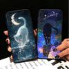 Night Moon Cat Dreamy Art Soft Phone Case for Samsung A17 A37 A57 A16 A26 A36 A56 A15 A25 A35 A55 A14 A24 A34 A54 A13 A23 A33 A5