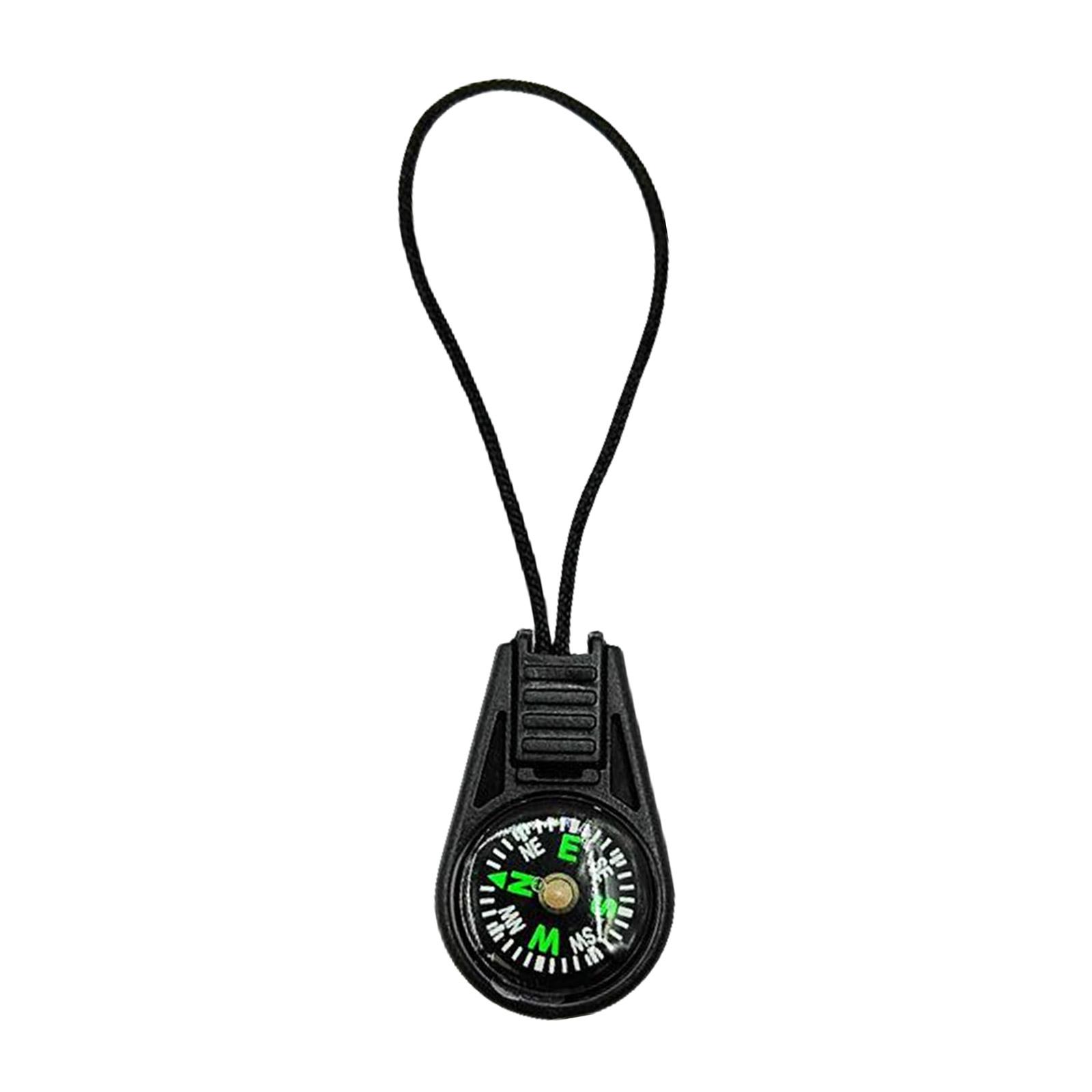 Портативный компас Landyard для альпинизма, указательный компас для навигации на открытом воздухе, для кемпинга, пешего туризма, карманный компас, прочный чёрный