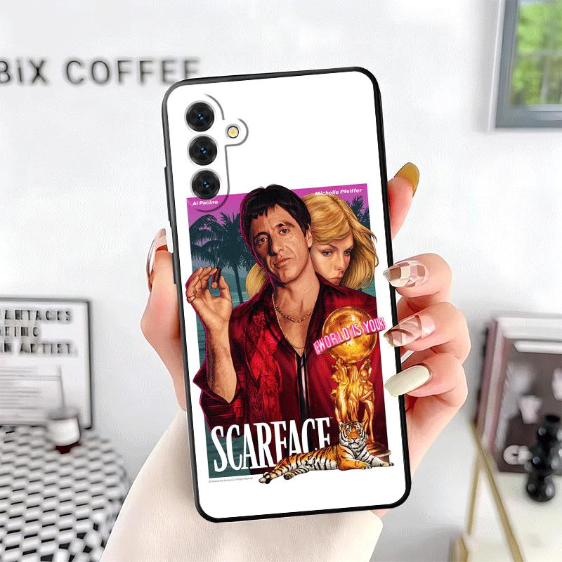 Scarface 1983 Al Pacino Soft Phone Case for Samsung A17 A37 A57 A16 A26 A36 A56 A15 A25 A35 A55 A14 A24 A34 A54 A13 A23 A33 A53