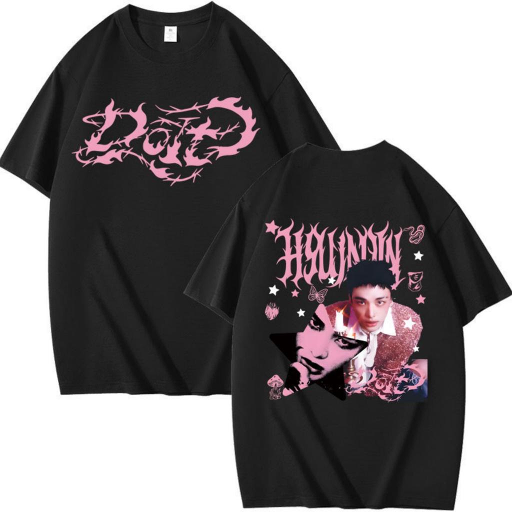 Women's And Men's Unisex Fashion Printed Round Neck Short Sleeve T-Shirt Pullover Top