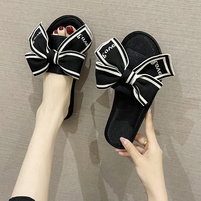 

Fashion Korean Sweet Couple Indoor Cotton Slippers Anti-Slip Particle Soft Fabric Home Shoes 35-36