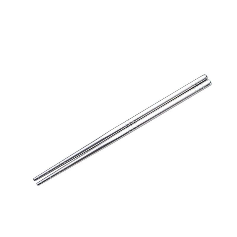304 Stainless Steel High Temperature Chopsticks Metal Chopsticks Tableware Kitchen Accessories 23cm-1 pair with no mark