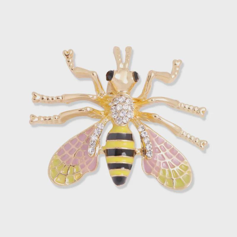 Ζωικό Μπροζ Πουά: Ψάρι, Καγκουρό, Μέλισσα, Σαλιγκάρι, Φλαμίνγκο, Ελάφι, Βραδύποδας Καρφίτσα Κορσάζ