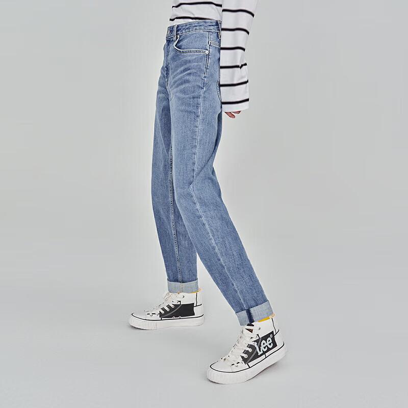 Lee 411 Women's High-Waist Straight Leg Jeans