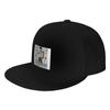 Fashion Vacation Mode Activated Travel Art Flat Brim Sun Hat  Denim Baseball Cap Sun Caps
