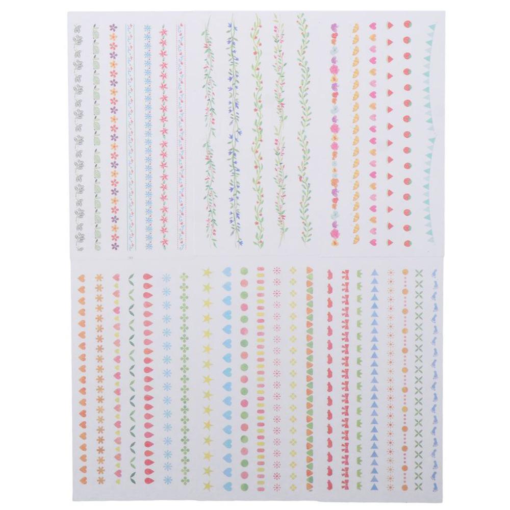 Washi Paper Cute Stickers Multicolored Aesthetic Stickers Decorative Stickers Stickers  for DIY