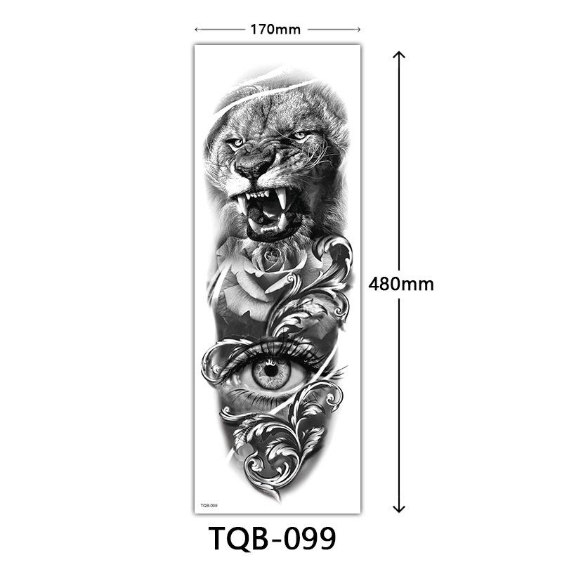 Full Arm Tattoo Sticker Full Arm, Full Arm Big Picture Tattoo Sticker, Flower Arm Tattoo Sticker Tattoo