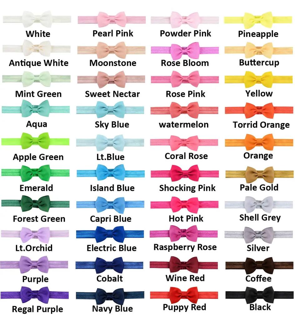 10/20Pcs Baby Headbands 2.75Inch Bows Hairbands Hair Bow Elastics Accessories for Baby Girls Newborn Infants Toddlers