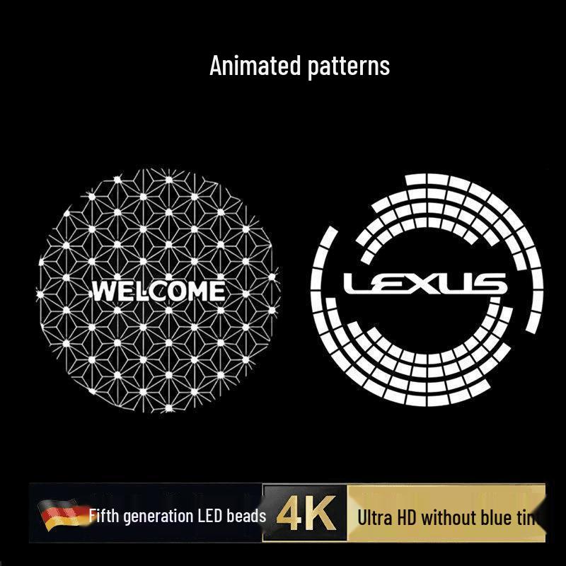 Compatible Lexus Door Welcome Lights for ES200 RX300 ES300: HUXISLS Projection Retrofit