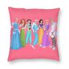 Wayv Princesses Square Pillowcase Polyester Linen Velvet Pattern Zip Decorative Throw Pillow Case Bed Cushion Cover x