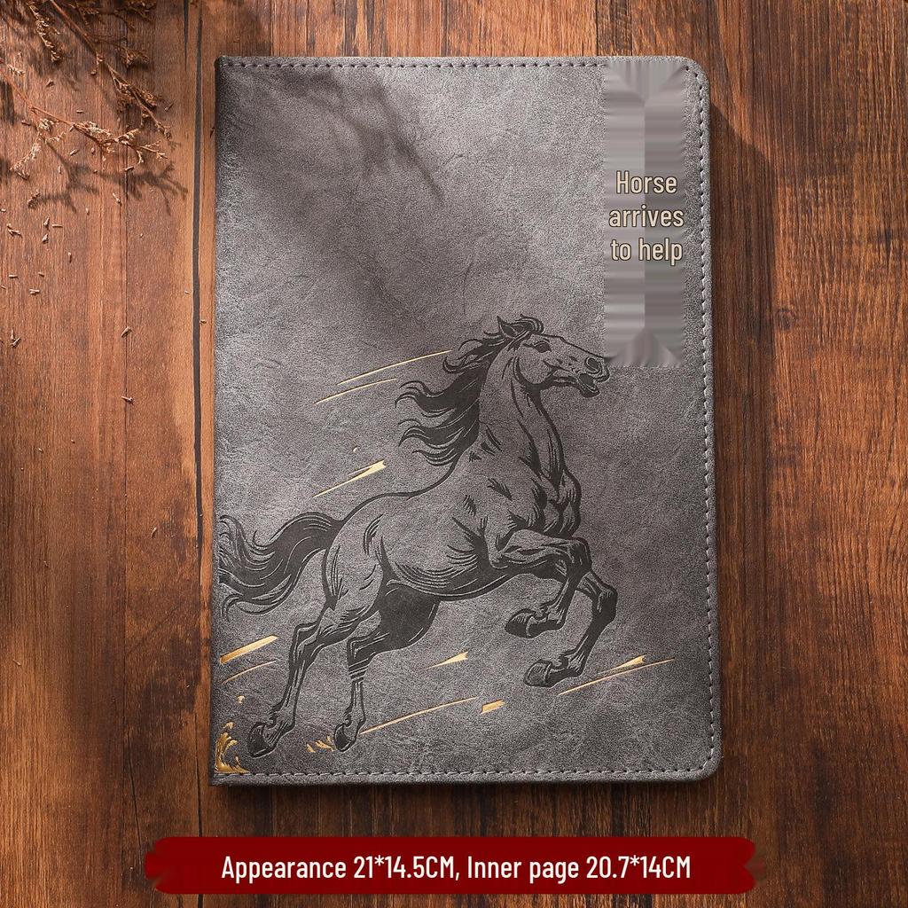 2026 Year of the Horse Business Notebook Gift Set: Custom Corporate Meeting Record and High-Value Souvenir