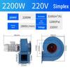 Y5-47 High-Temperature Resistant Induced Draft Fan 220V Household & 380V Industrial Dust Extraction Blower