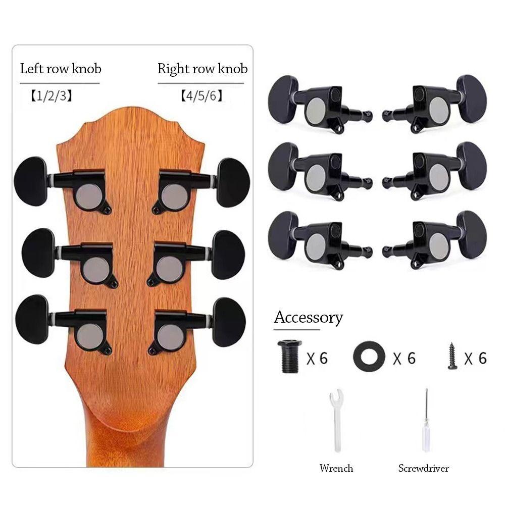 String Knob Guitar Tuning Pegs Replacement Tuners Machine Heads New Machine Heads Tuners  Guitar