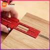 Xiaomi Aluminum Alloy Woodworking Pocket Ruler with Slider, Square T-shaped Ruler, T-shaped Track Reference Instrument