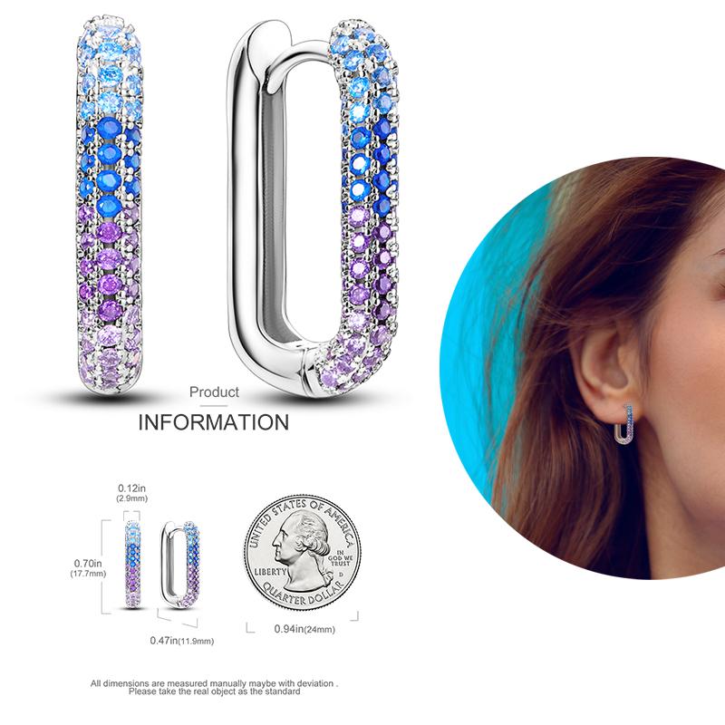 Orecchini in Argento 925 Per Donne Ciondolo Originale Luna e stelle Orecchini Gioiello Fine Fidanzamento Anniversario Regalo