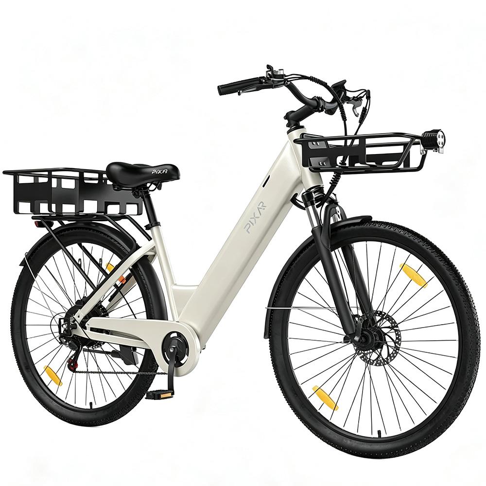 Electric Bicycle Pixar C1 250W Motor 27.5" Tire City Commuter Electric Bicycle 7 Speed LCD Display 36V 13Ah Max Load 150Kg