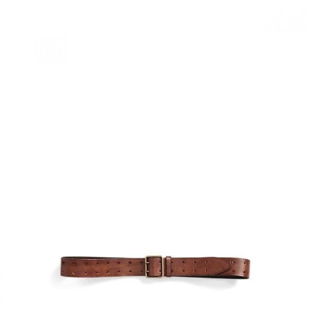 Rrl Leather Double Prong Belt  Marrblt0f320041200 
