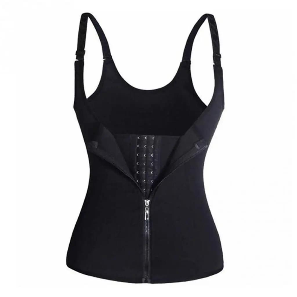 Women Waist Trainer Vest Slimming Corset  Weight Loss Body Shaper Sauna Suit Compression Shirt Belly Girdle Tops Shapewear Strap