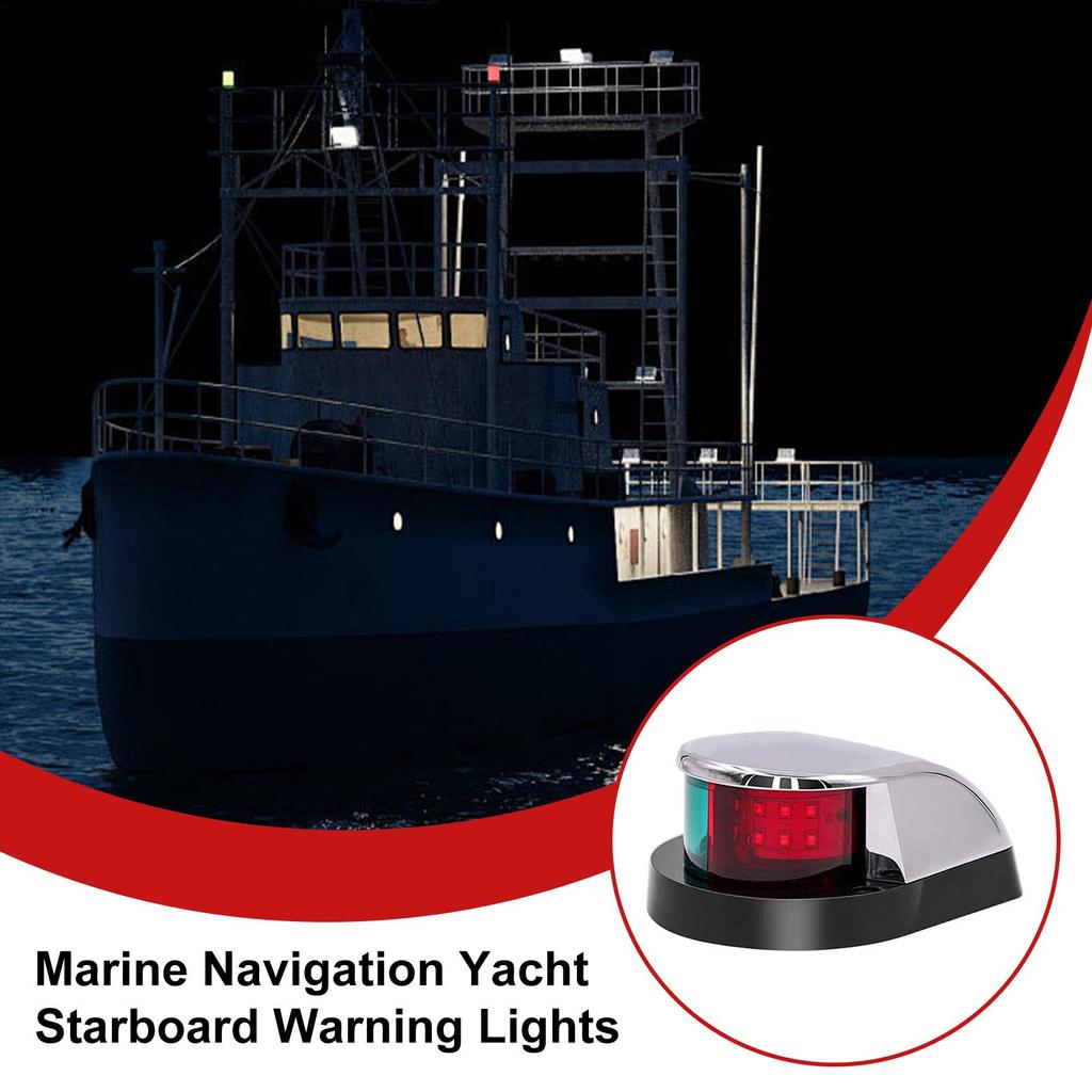 Running Lights For Boats Boat Lights Bow And Stern Safety Marker Lamp For Yacht Canoe Kayak Trailer Canal Heavy Rain Snow Fog