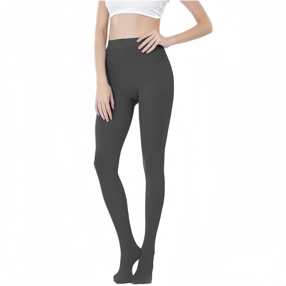 Plus Size Trends Tights For Women 80D Semi Opaque Footed Pantyhose Women'S Run Resistant Tights High Waist Stockings
