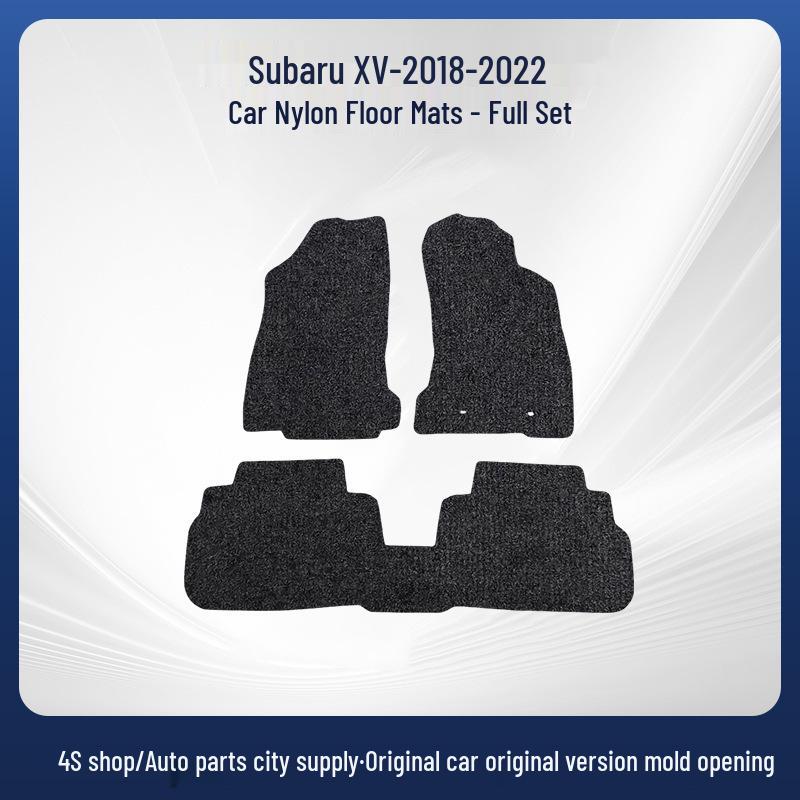 Suede Nylon Anti-Slip Floor Mats for Subaru XV 2018-2022
