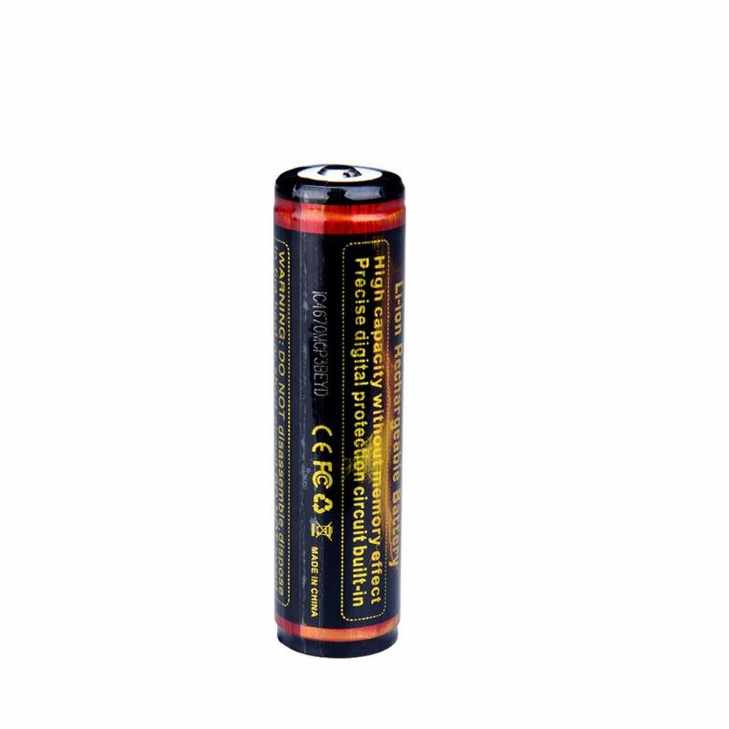 2 Pack Button Top 3.7V 3400mAh 18650 Li-ion Rechargeable Battery for Flashlight