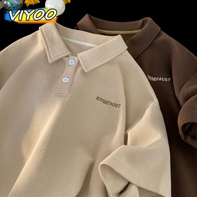 Men's Women's Y2K POLO Shirts T-Shirts Short Sleeve Tops Blouse Summer Clothes Streetwear Sweatshirts Men Dry Quick