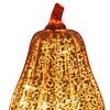 LED Pumpkin Lantern with Built-in Smart Timer Soft Warm Glow Battery-Powered Glass Pumpkin Shape Lantern Home Halloween Decor