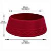 27.95in Knitted Christmas Tree Collar Xmas Tree Skirt & Stand Base Cover for Home Living Room Holiday Decoration
